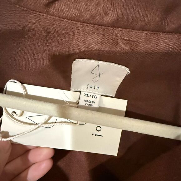 Joie NWT Women's Brown Jacket Size XL - Picture 2 of 4